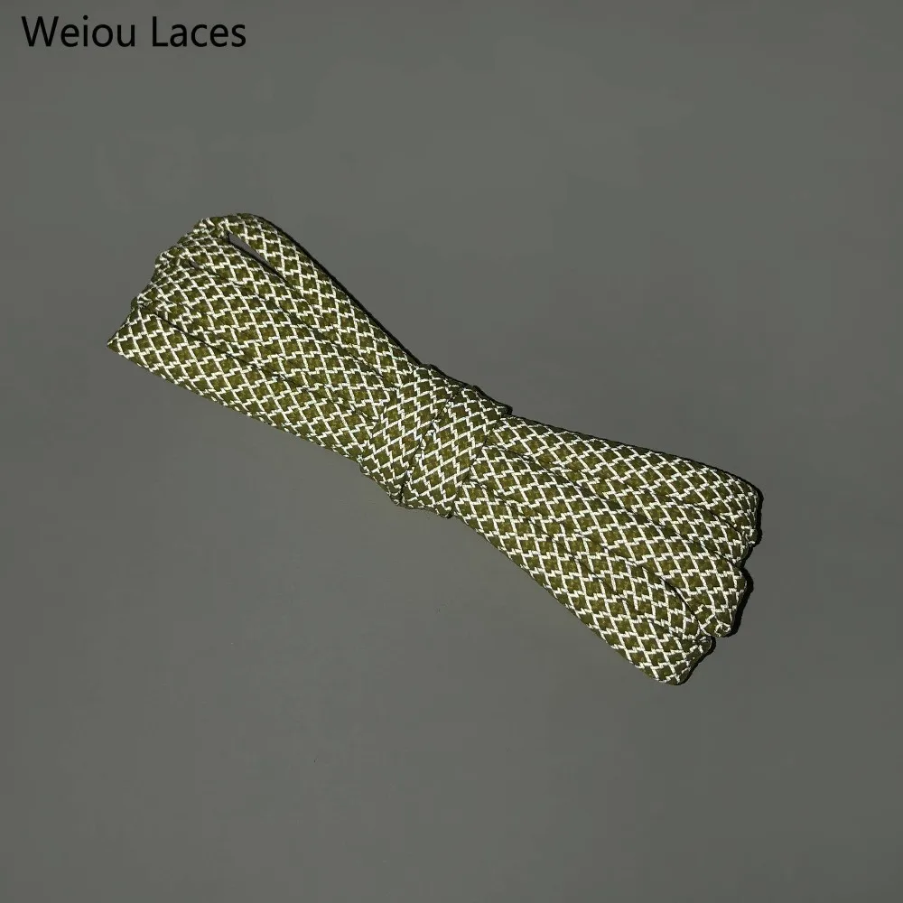 Offical Weiou Flat 3M Reflective Shoelaces Orange Runner Safety Athletic Shoe Laces Latchet Bootlaces For Running Boots Sneakers