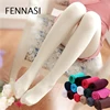 FENNASI – collants Lolita pour femmes, doux, blanc, Kawaii, coloré bonbon, Nylons, noir, Sexy, fantaisie, blanc ► Photo 1/6