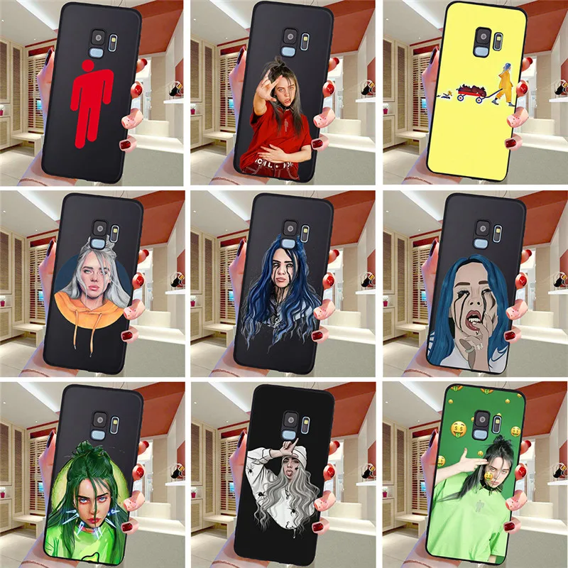 Billie eilish для Samsung Galaxy S6 S7 край S8 S9 S10 S10e Plus Note 8, 9, 10, A30 A40 A50 A60 A70 M10 M20 чехол для телефона чехол