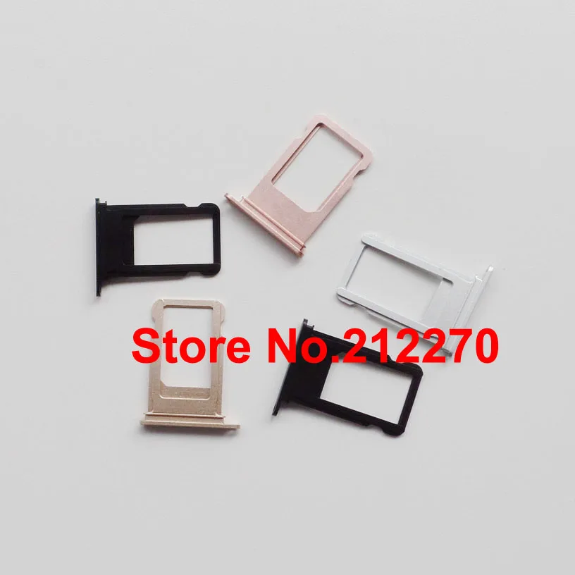 YUYOND 100 шт/партия оригинальные новые нано sim-карты лоток Слот держатель запасные части для Apple iPhone 7 Plus запасных частей