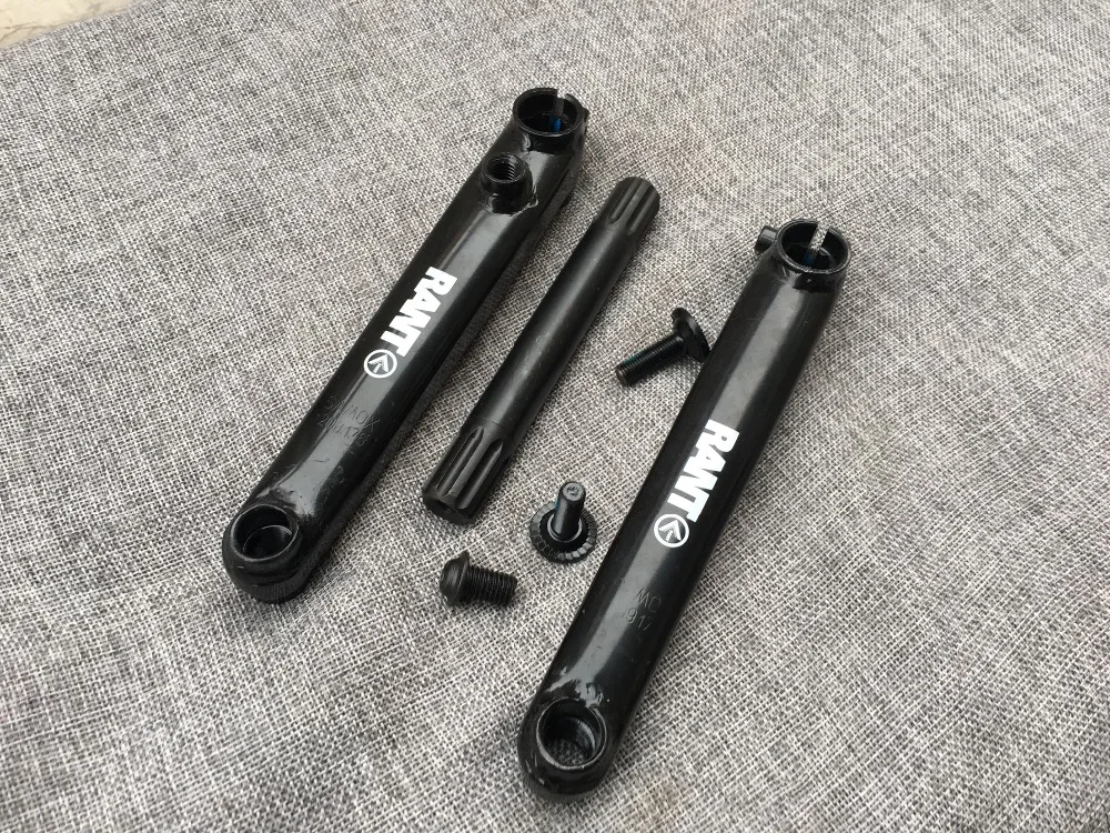 Shadow Rant BMX 3-pc crank 19 мм полые хромоли 8 шпиндель сплайны 175 мм RHD совместимый FGFS черный