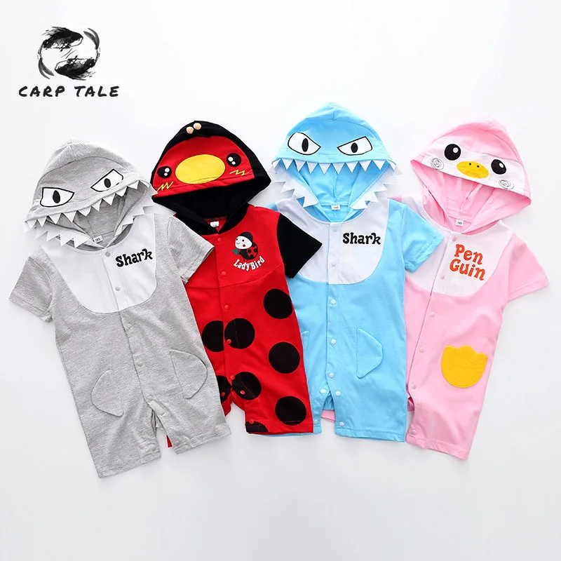 Newborn baby baby girl boy romper jumpsuit hooded clothing autumn animal hooded jumpsuit cute boy girl clothing clothes
