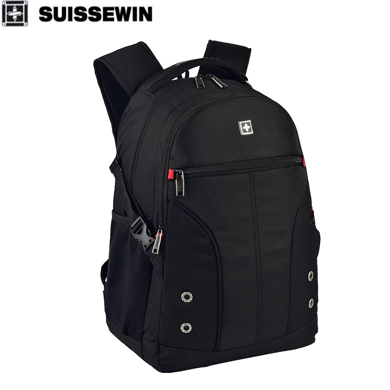 SUISSEWIN 2018 New Men business backpacks teenagers bag School Students