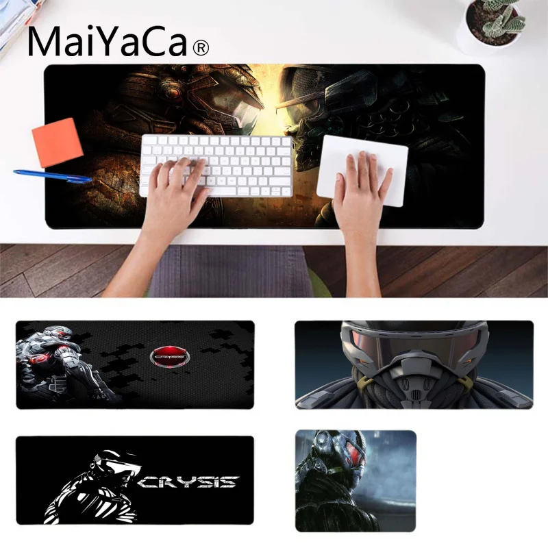 

MaiYaCa Gaming Mouse Pad 2019 New crysis DIY Design Pattern Game mousepad Large Lockedge Mouse pad PC Computer mat