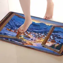 Ночные коврики для улицы, забавные Противоскользящие коврики для ванной, коврики для двери, коврики под входную дверь