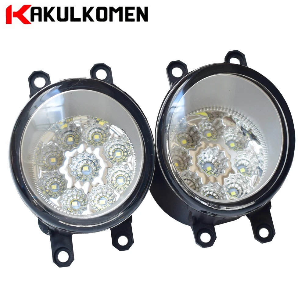 

Left Right Front Fog Lamps Lights For Toyota Yaris Hatchback SCP9 NSP9 KSP9 NCP9 ZSP9 2005-2014 Car Styling Fog Light Lamp
