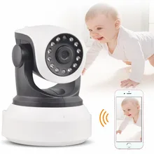 Sacam Wireless 720P Night Vision IP Camera P2P Pan Tilt Baby Monitor Audio Record WIFI CCTV Onvif Indoor Camera 8GB SD Card