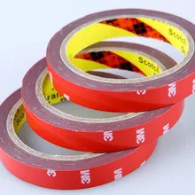 10x 10 мм* 3 м 3м акриловая поролоновая лента Двухсторонняя клейкая для авто крепления грузовика