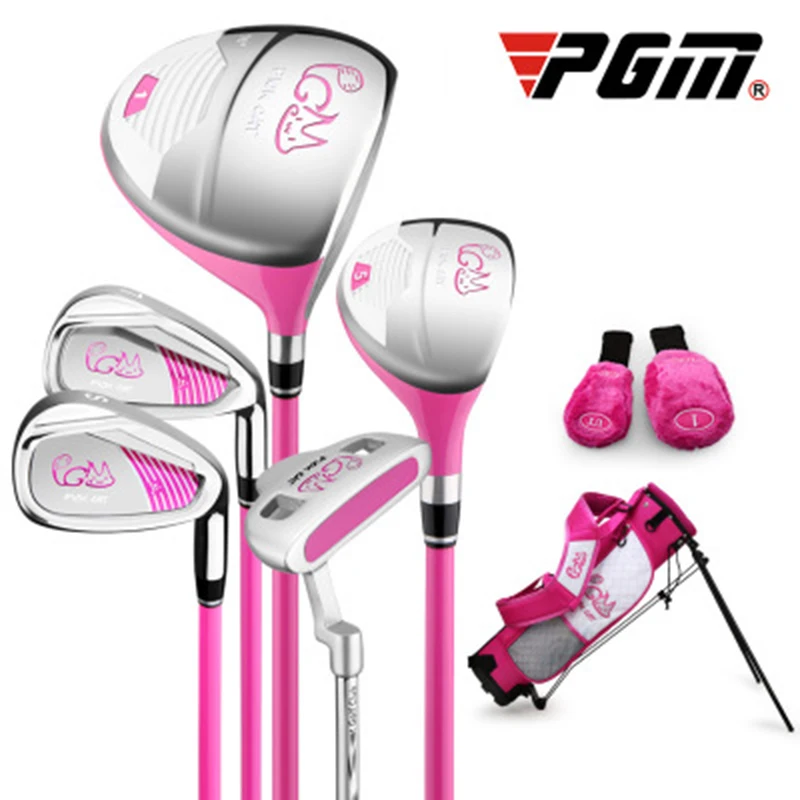 PGM Pickcat 3 12 Years Old Kids' Golf Club Set for Girls & Boys, 5 Golf ...