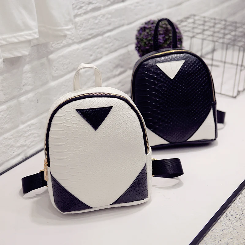 

Sweet College Wind Mini Shoulder Bag Children Mini Backpack PU Leather Fashion School Backpack Girl Small Backpack Female Bag