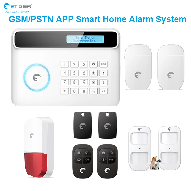 Etiger Tactical Smart Home Timed Arm Disarm Gsm App Remote Control