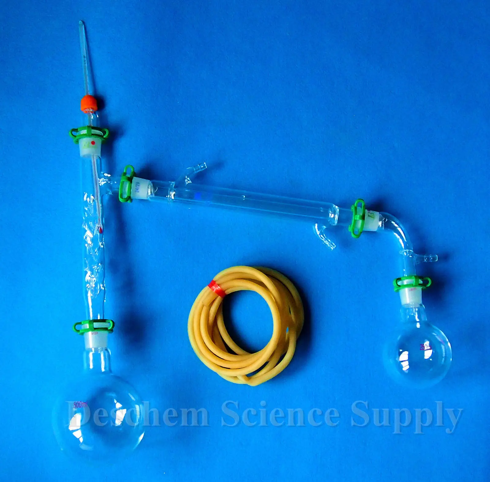 

500ml,24/29,Distillation Apparatus,Vacuum Distill Kit,Vigreux Column W/Side Arm