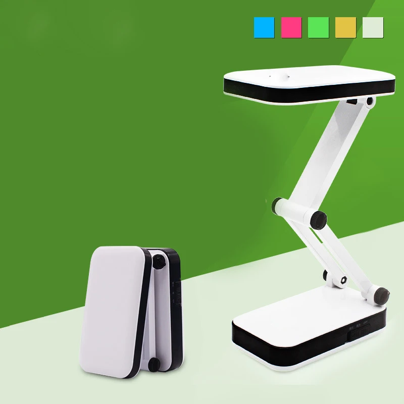 

USB LED desk light Two stalls light desk lamp 24 LED high light Folding white light table lamp Read Manicure