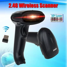 Kostenloser Versand! Barcode Scanner barcode Reader 2,4G 10 mt Laser Barcode Scanner Drahtlose/Wired Für Windows CE