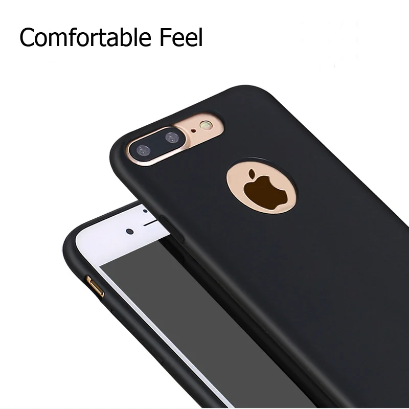 

Cell Phone Case for iphone 7 8 plus Cases Silicon Soft Candy Colors Dirt Resistant Back Cover Shell Housing for iphone 6 6S plus