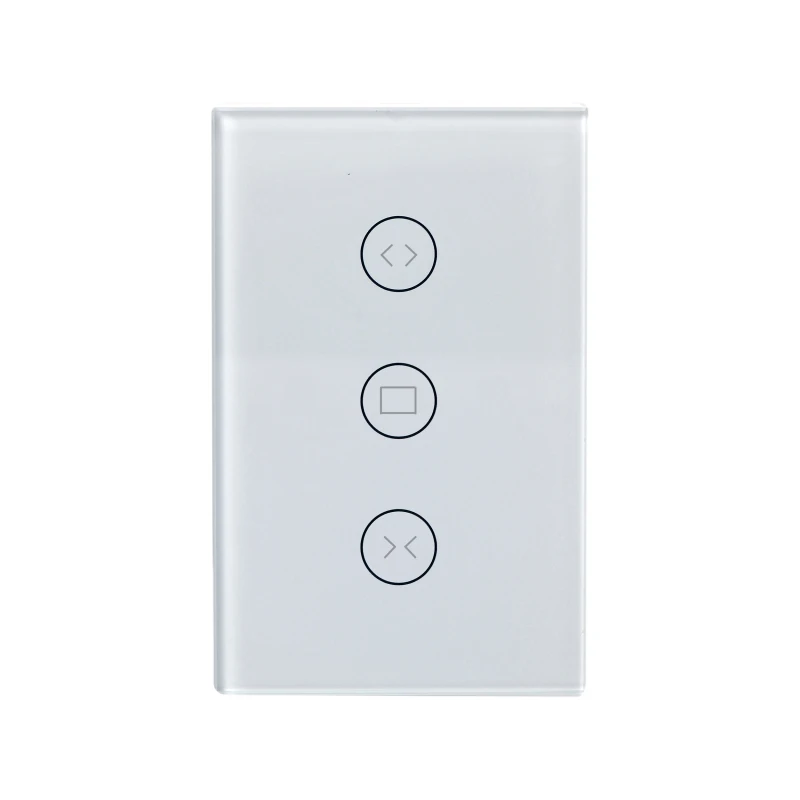 

100-240V US standard wifi smart touch curtain switch doodle smart switch alexa voice remote control graffiti APP smart switch