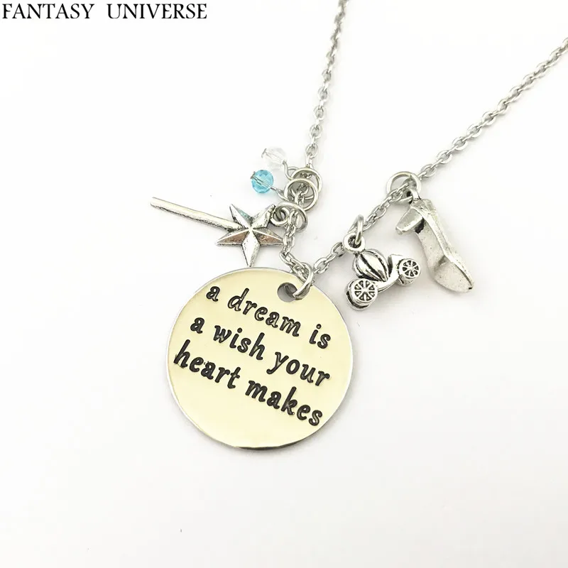 

FANTASY UNIVERSE Free shipping 1pcs a lot Cinderella necklaces THWJXL03