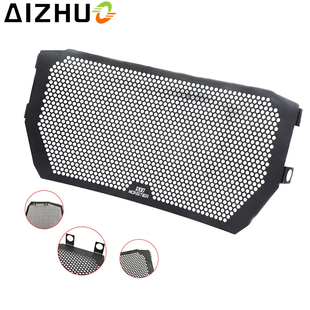 Monster 1200 LOGO Motorcycle Radiator Grille Cover Radiator Guard For Ducati Monster 1200 1200S 2014 2015 2016