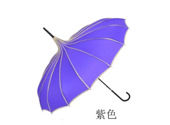 

(10 pcs/lot) Creative Design Black And White Striped Golf Umbrella Long-handled Straight Pagoda Umbrella