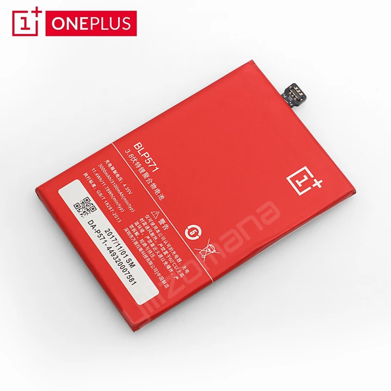 Один плюс оригинальный аккумулятор для телефона BLP571 3000/3100 мАч OnePlus 1 A0001 Высокое