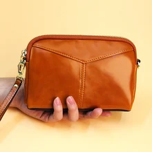 Натуральная кожа мини женские сумки через плечо женский клатч бумажник Сумка кошельки телефон карман многофункциональные дамские маленькие сумки через плечо