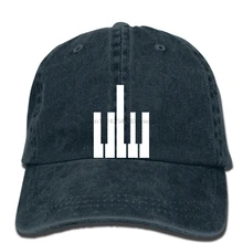 В стиле «хип-хоп» Бейсбол Шапки забавные Для мужчин шляпа Для женщин Новинка фортепиано кепки Забавный с принтом музыкальной группы шутка клавишником подарок прохладный cap1