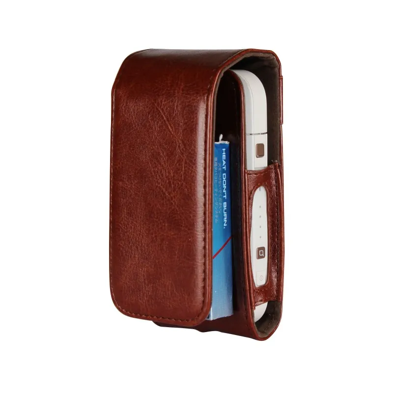 For iQOS Electronic Cigarette Leather Box Holder Storage Accessories Carrying Cases Coque For iQOS Electronic Cigarette Case (3)
