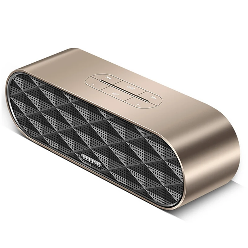 Subwoofer Bluetooth Speaker Dual Bass Wireless Stereo Altavoz Metal Column Soundbar Support TF Handsfree Mic for Phone Computer |