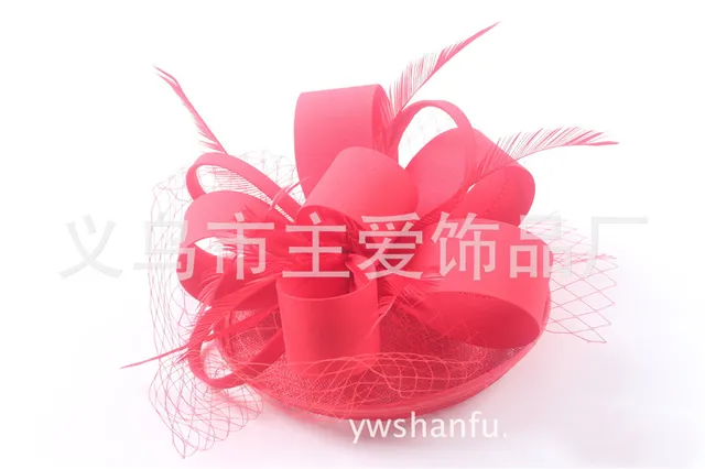Shanfu Women Fancy Feather Fascinator Hats Black Birdcage Veil