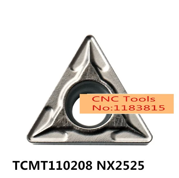 TCMT110202 NX2525/TCMT110204 NX2525/TCMT110208 NX2525, твердосплавные пластины для держатель токарного инструмента сверлящей оправкой