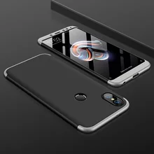 3 в 1 люкс 360 Полный Coque для Xiaomi Redmi 5 плюс 6 Pro 6A S2 Примечание 4X 5A 5 Жесткий Корпус для Xiaomi Mi A2 A1 5 5S 6 8 SE крышка