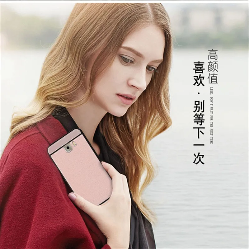ТПУ Силиконовые имитация кожаный чехол для samsung C7 Pro чехлы телефона Galaxy C710