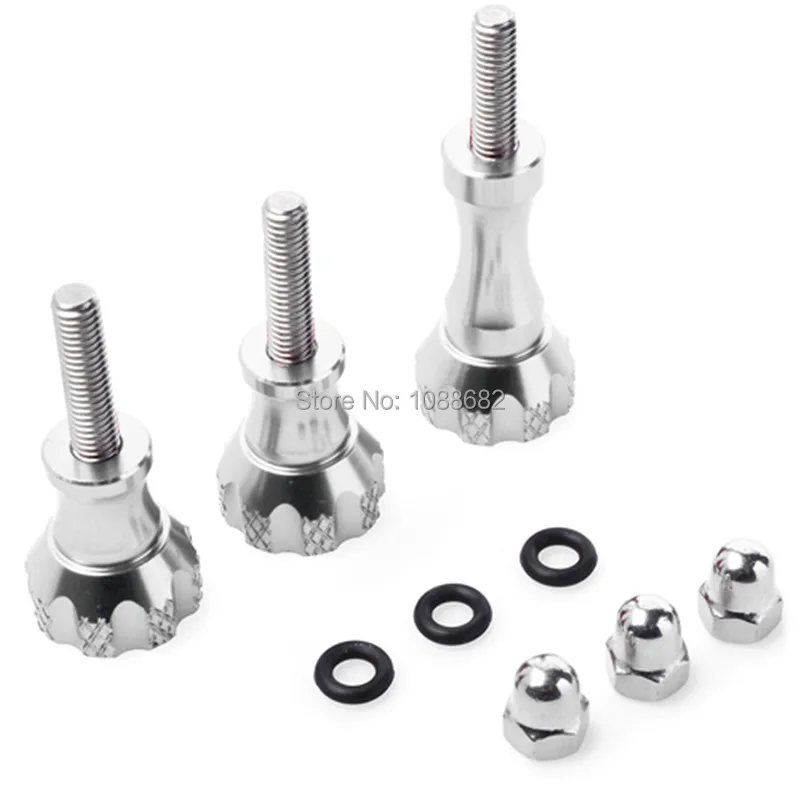 3PcsSet Aluminum Thumb Knob Screw for Mini Camcorder GoPro Hero 4 3 SJ4000 SJ5000 Mount Accessories (20)