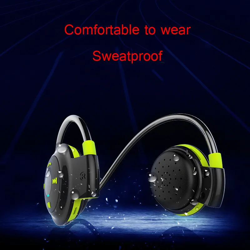 Plufy Bluetooth Headset Wireless Stereo Headphone Sweatproof Sport Earphone for iPhone 7 Android Phone L7