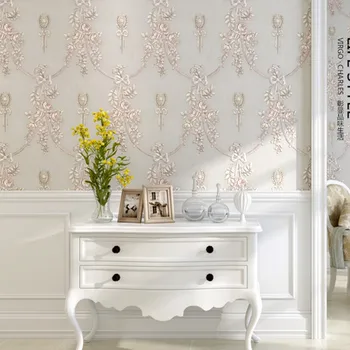 

Beibehang Modern European 3d Wallpaper Relief Large Flower 3D Living Room Room Background Wallpaper Home Decoration papel parede