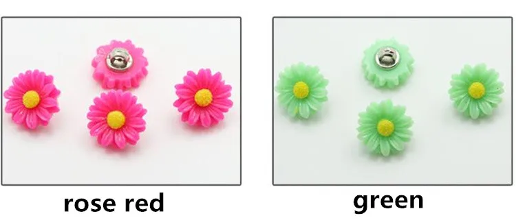 10 шт. 13 мм-15 мм daisy в форме цветка пластиковые пуговицы пальто сапоги Швейные аксессуары для одежды, скарпбукинг декор, бесплатная доставка