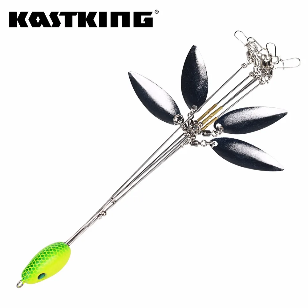 

KastKing 1PC 21cm 23g Spinning Fishing Lure Artificial Hard Spinner Baits Spoon Lure with 4 Colors for Lake River SeaFishing