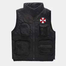 New winter Warm Resident Evil Jacket hoodie Anime Men outdoors Jacket Thicken cotton Coat
