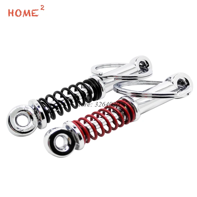 

Car Shock Absorber Model Key Ring Chain Auto Spring Keychain Keyring For Subaru Pontiac SAAB Hyundai Toyota BMW Mazda Nissan KIA