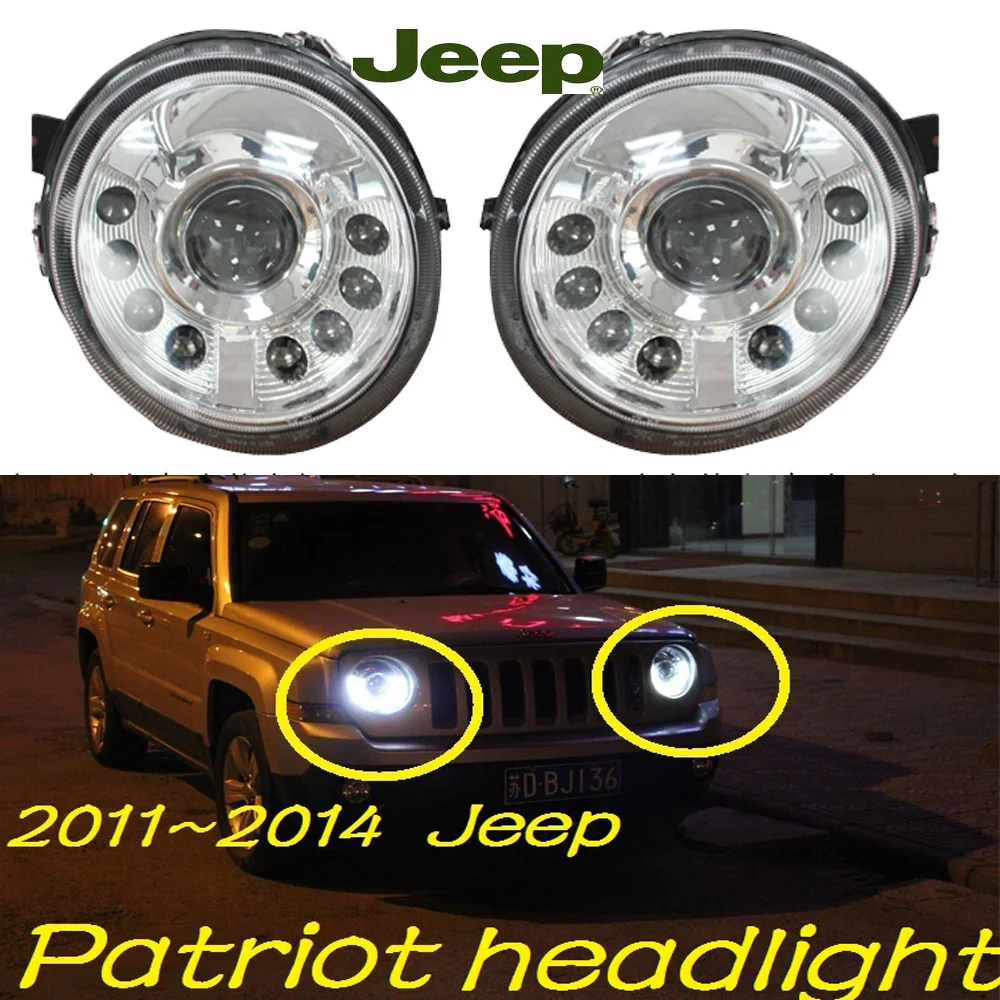 Видео 2011 ~ 2014 Стайлинг автомобиля для Патриот фар HID canbus cherokee comeven commander Liberty tj Patriot