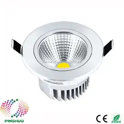 (60 шт./лот) гарантия 3 года 100-110lm/w dimmable Подпушка свет LED УДАРА Подпушка свет 12 Вт встраиваемый светильник потолочный лампы