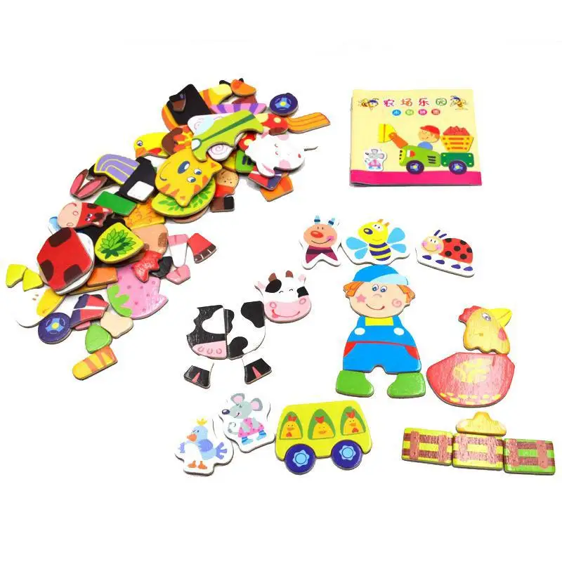 multifunction wood animal magnetic