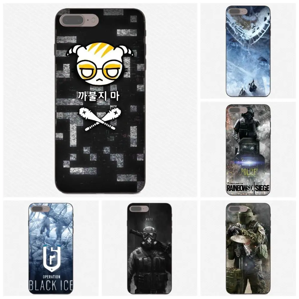 Rainbow Six Siege Operation Black Ice для Huawei Honor 5A 6A 6C 7A 7C 7X 8A 8C 8X 9 10 P8 P9 P10 P20 P30 Mini Lite