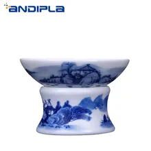 Бутик Цзиндэчжэнь голубой и белый фарфоровый пейзаж Чайный фильтр китайский чайный набор кунг-фу кофе фильтр Чайная посуда