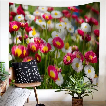 

Home Decor Polyester Fabric Nordic Coconut Trees Tapestry Wall Hanging Throw Bohemian Door Curtain home decoration accessories