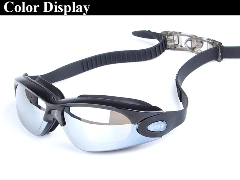Obaolay очки для плавания, очки для близорукости, анти-туман, профессиональные, взрослые, силиконовые, водонепроницаемые, для арены, очки для плавания, морские, летние, очки для дайвинга
