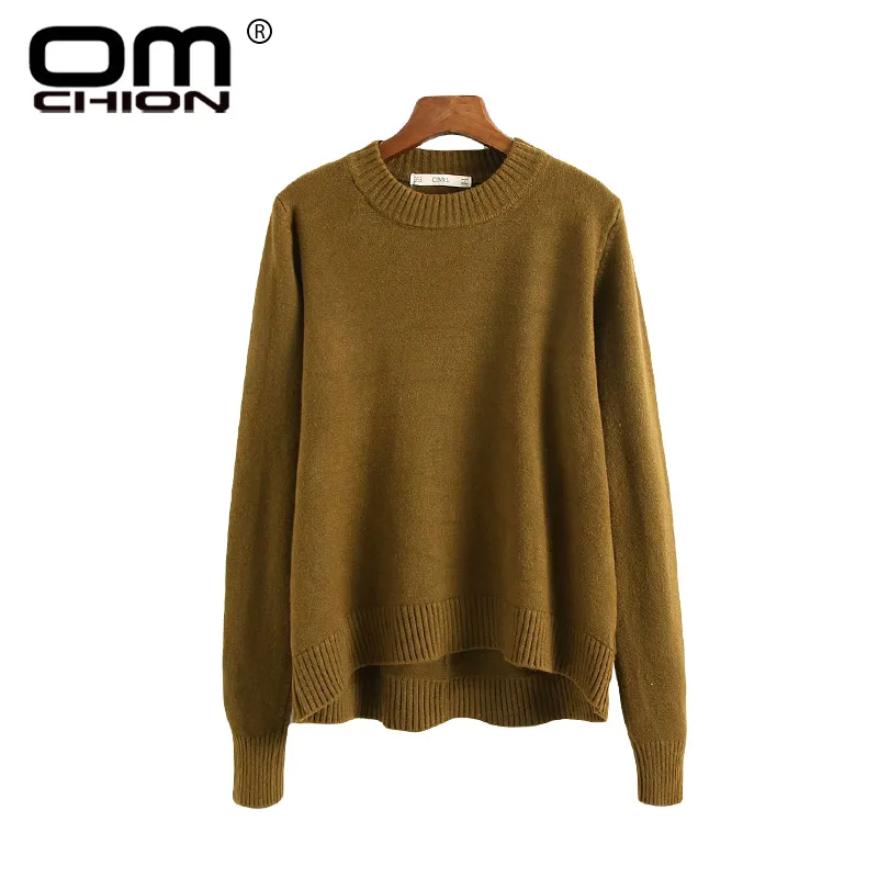 

OMCHION Pull Femme HIver 2018 Autumn O Neck Pearl Knit Sweater Women Casual Solid Warm Pullover Winter Korean Jumper LMM142