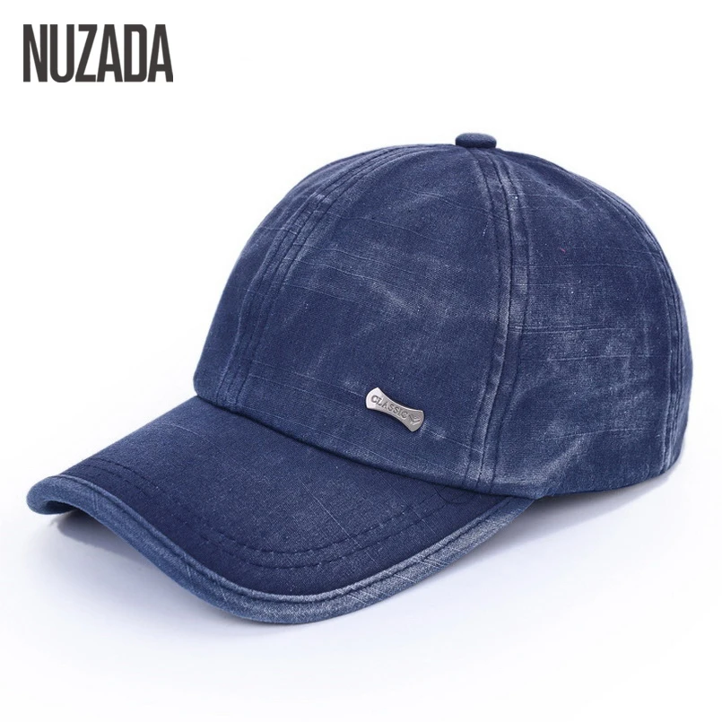 Brands NUZADA Men Women Baseball Cap Snapback Bone Hats Caps Hip Hop Washed Cloth 100% Cotton Casual 2017 Classic Simple