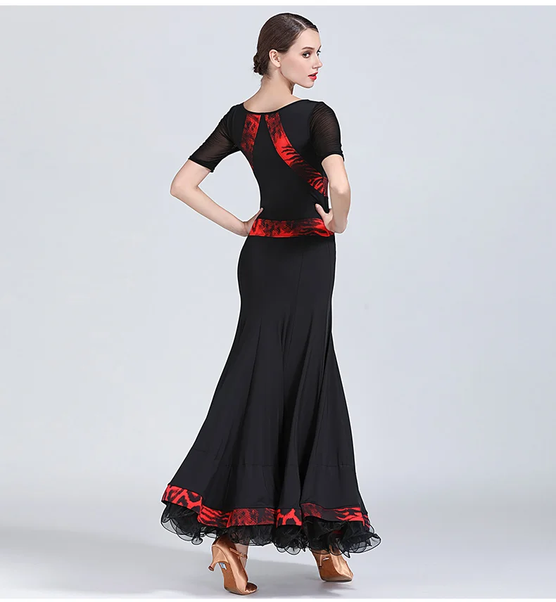 Новое платье для соревнований бальных танцев, бальные платья для вальса, стандартное платье для танцев, женское бальное платье S9037