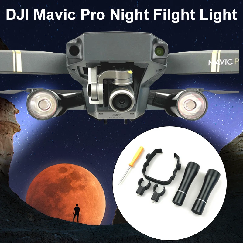 New Arrival Dji Mavic Pro Flash Led Filght Light Lamp Kit For Dji Mavic